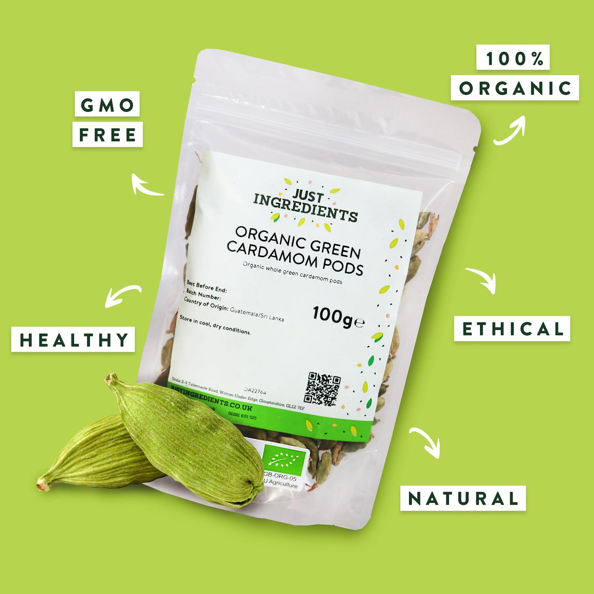 Organic Cardamom Pods